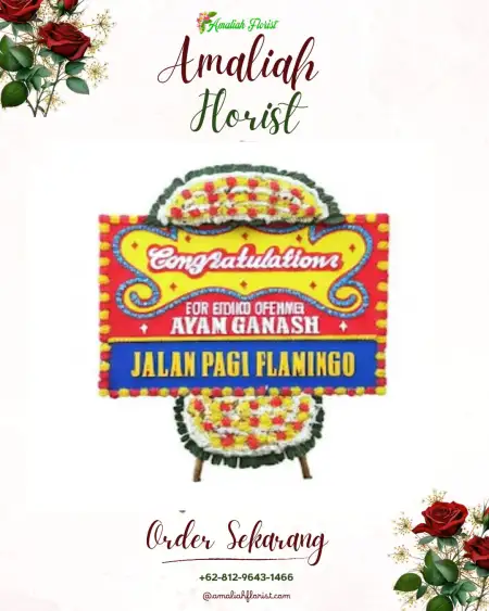 Sewa Papan Bunga Lirik